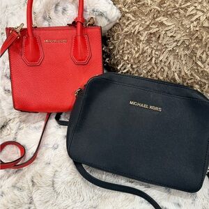 Michael Kors Red and Black Mini Bags